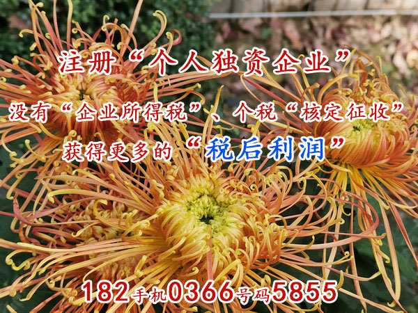 杞縣注冊(cè)可以“核定征收”的個(gè)人獨(dú)資企業(yè)