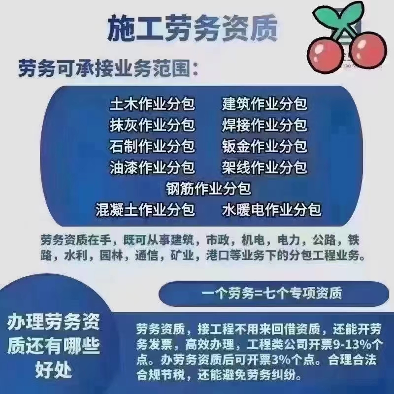 承接河南省內(nèi)各地市建筑勞務(wù)資質(zhì)辦理快速出